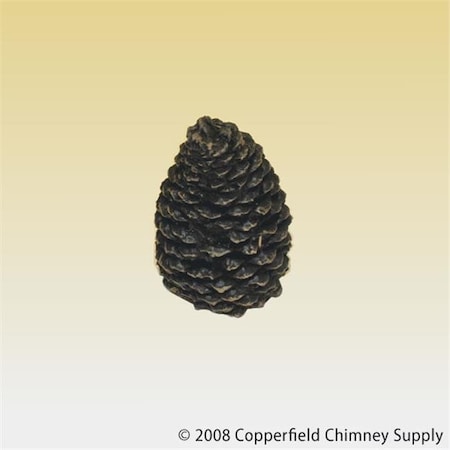 Integra Miltex Hargrove Manufacturing 1204BX Hargrove Small Straight Ceramic Pine Cone For Gas Logs  4.5 Inch h 48982